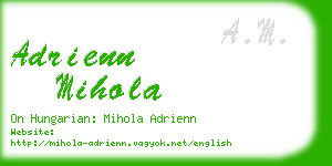 adrienn mihola business card